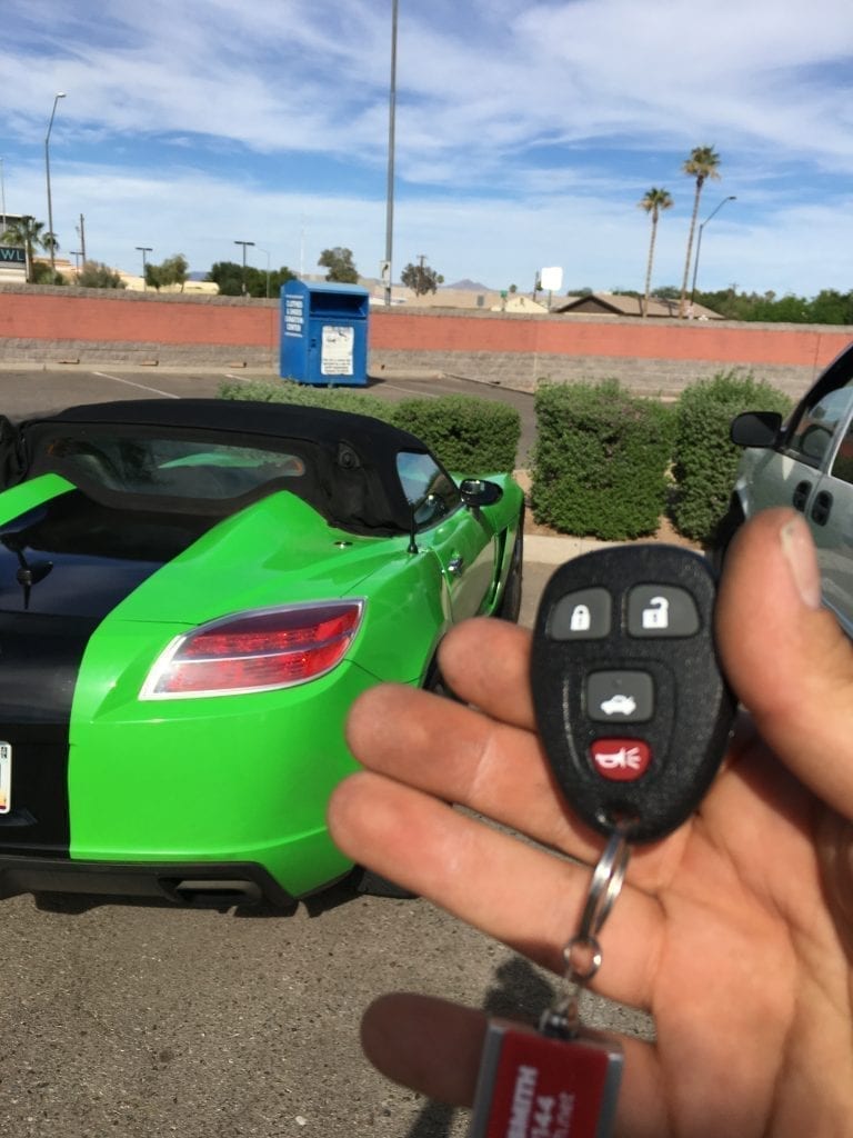 Remote car key replacement